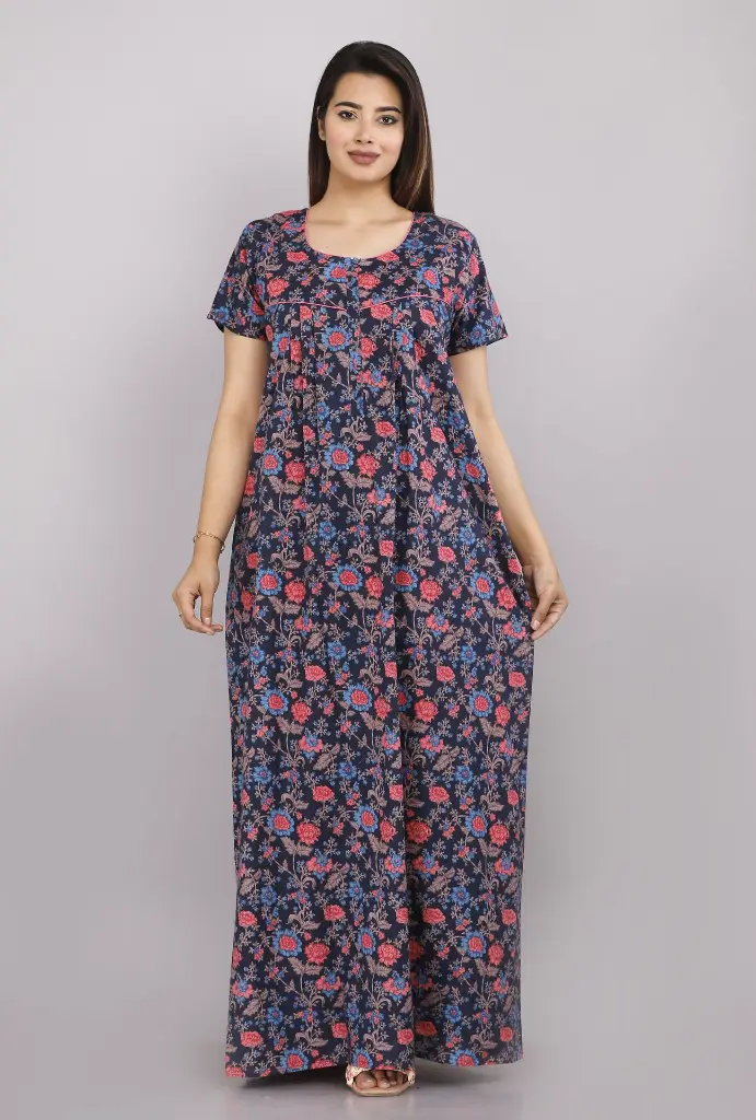 Eight Colour Flower Navy Blue.webp