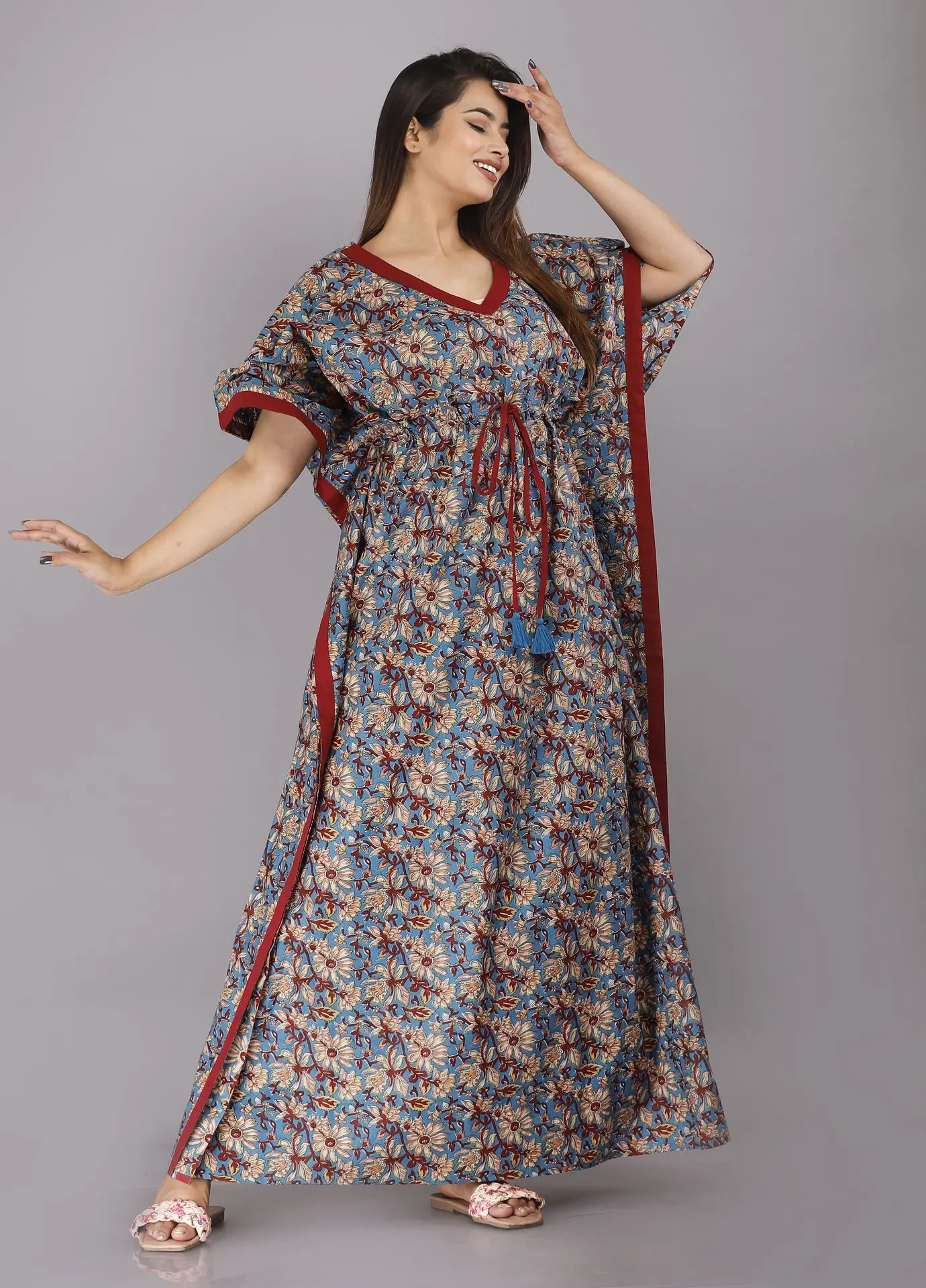 Kalamkari Flower Blue 2.webp